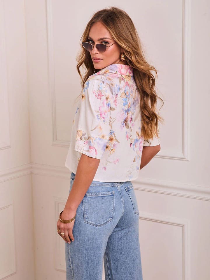 Milan Kiss Creme 7243797 Bluse in Creme - 3