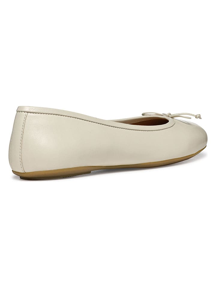 Geox Creme 6025496 Leder-Ballerinas "Palmaria" in Creme - 7