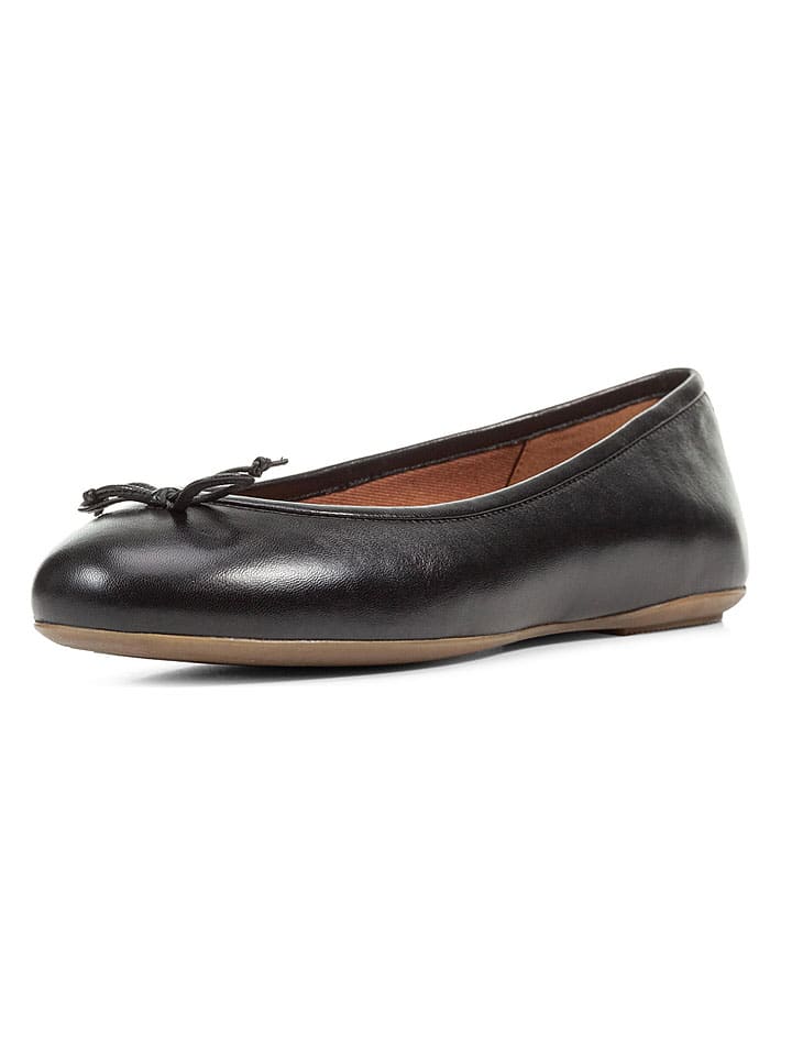 Geox Schwarz 7012067 Leder-Ballerinas "Palmaria" in Schwarz - 2
