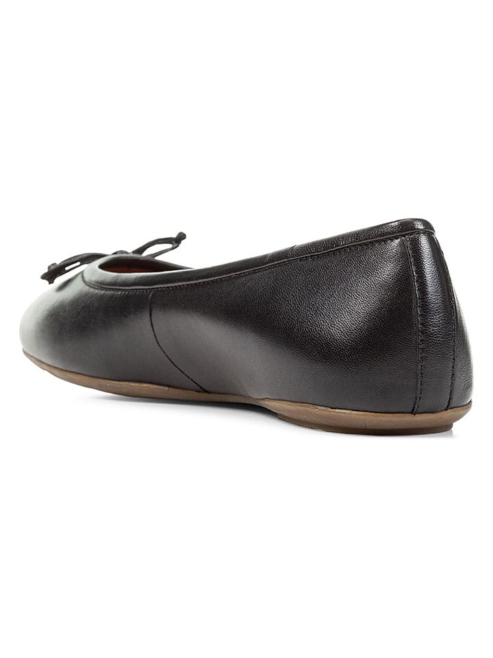 Geox Schwarz 7012067 Leder-Ballerinas "Palmaria" in Schwarz - 4