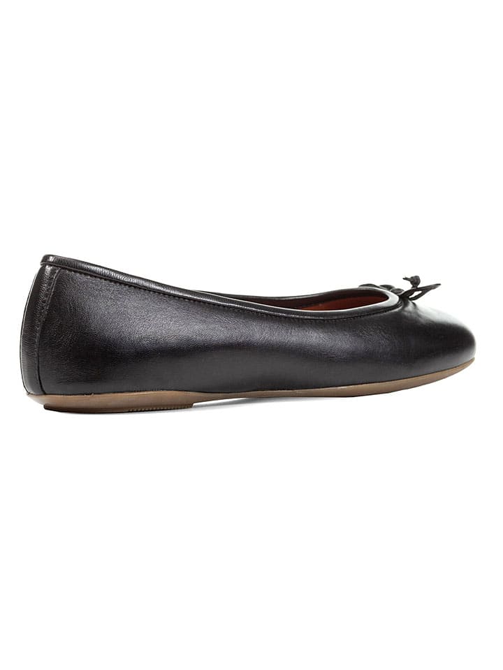 Geox Schwarz 7012067 Leder-Ballerinas "Palmaria" in Schwarz - 5