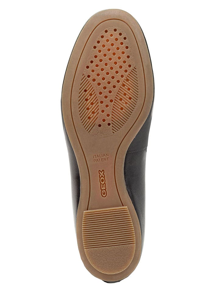 Geox Schwarz 7012067 Leder-Ballerinas "Palmaria" in Schwarz - 7