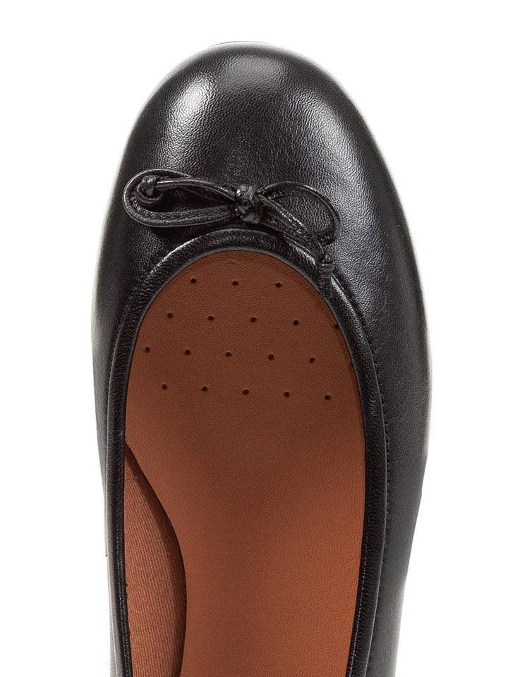 Geox Schwarz 7012067 Leder-Ballerinas "Palmaria" in Schwarz - 8