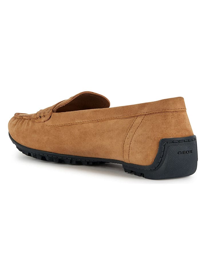 Geox Hellbraun 143862 Leder-Slipper "Kosmopolis" in Hellbraun - 3