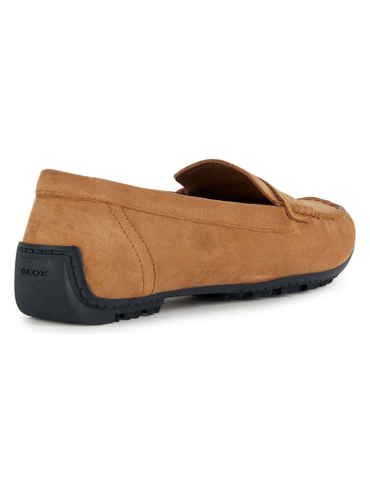 Geox Hellbraun 143862 Leder-Slipper "Kosmopolis" in Hellbraun - 4