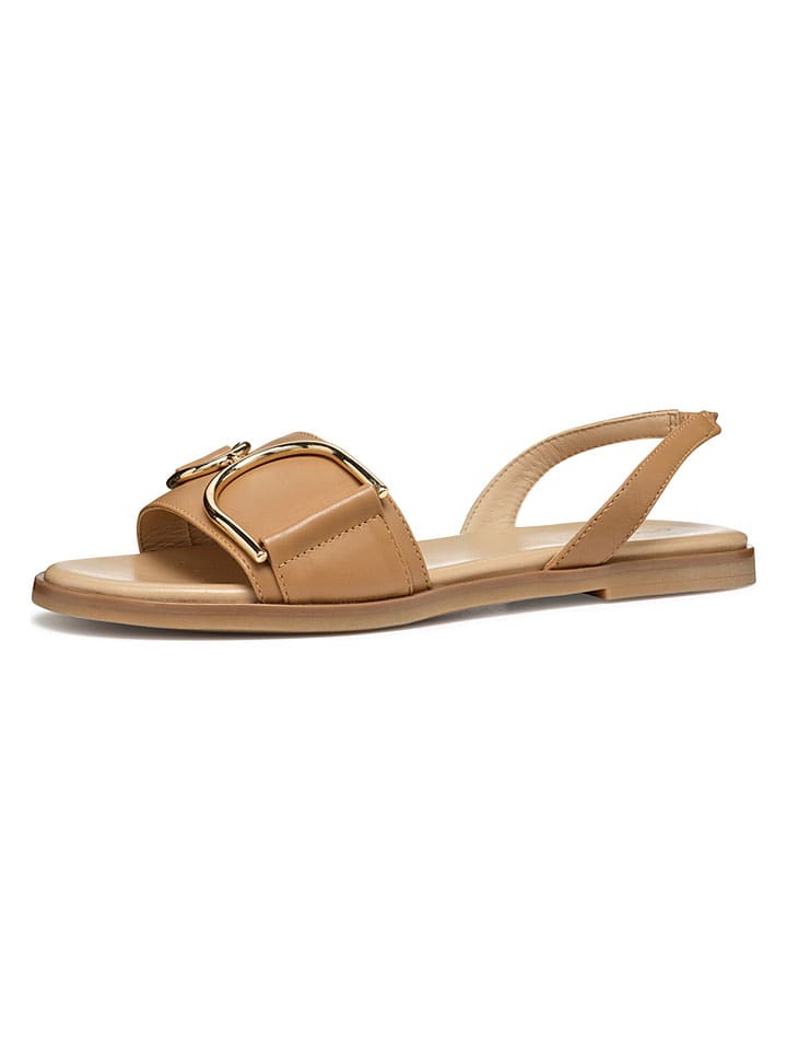 Sandále Geox Hellbraun 9297787 Leder-Sandalen "Naileen" in Hellbraun - 2