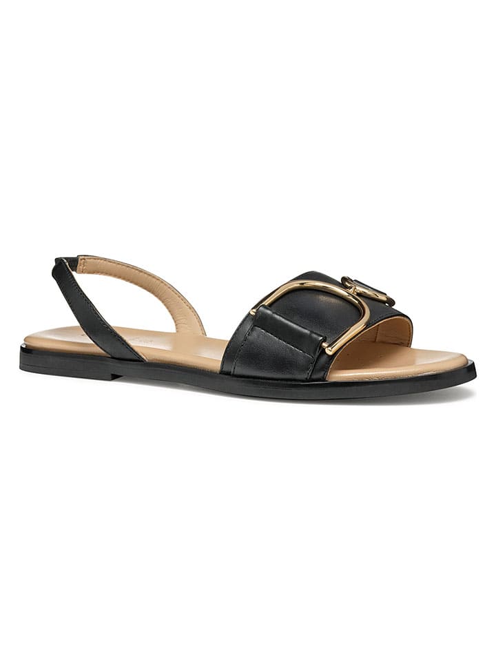 Sandále Geox Schwarz 7954348 Leder-Sandalen "Naileen" in Schwarz - 5
