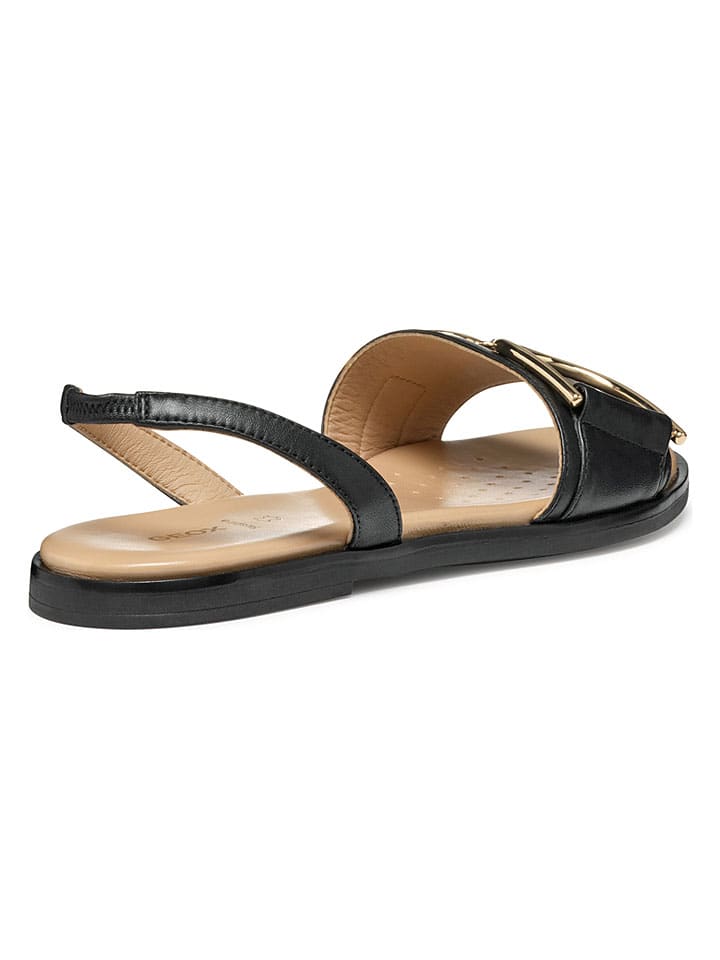 Sandále Geox Schwarz 7954348 Leder-Sandalen "Naileen" in Schwarz - 7