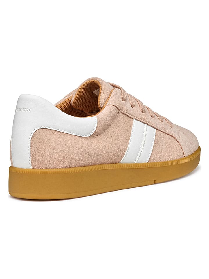 Tenisky Geox Beige/ Weiß 3453108 Leder-Sneakers "Meleda" in Beige/ Weiß - 7