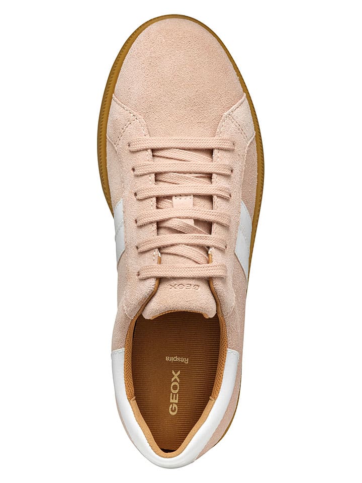 Tenisky Geox Beige/ Weiß 3453108 Leder-Sneakers "Meleda" in Beige/ Weiß - 8