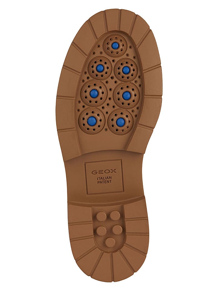 Geox Hellbraun 3897148 Leder-Mokassins "Spherica EC7" in Hellbraun - 6