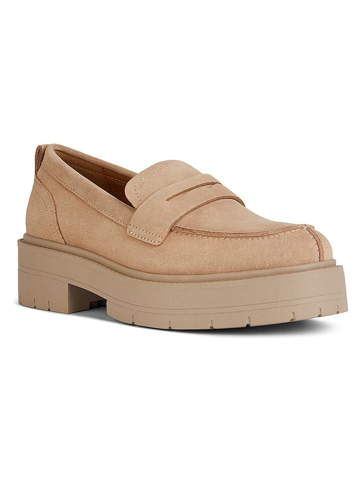 Geox Beige 8109842 Leder-Mokassins "Spherica EC7" in Beige - 2