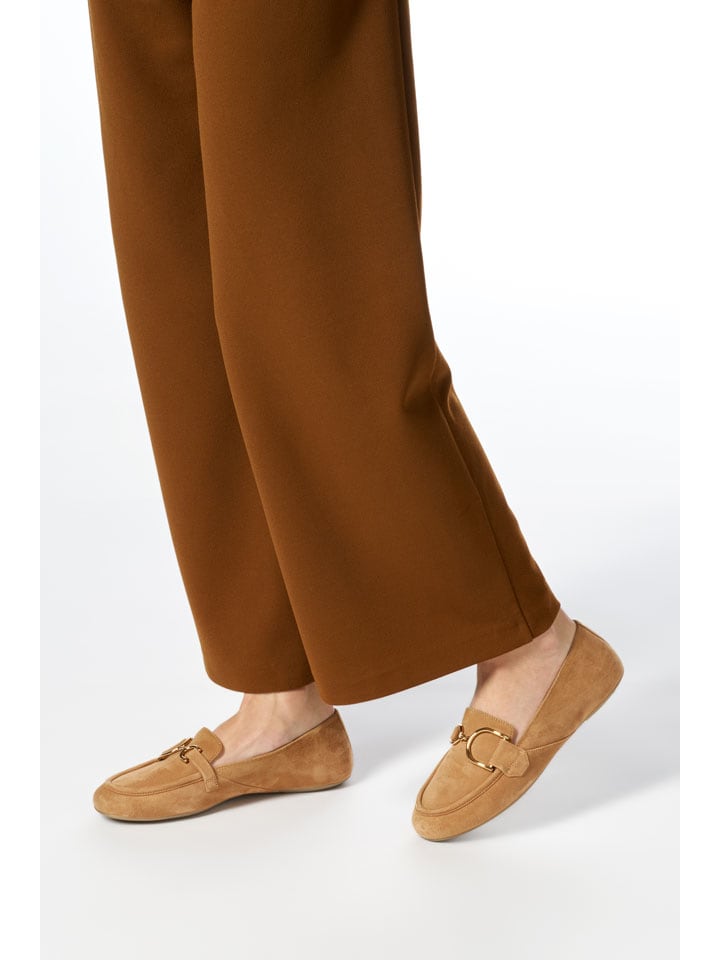 Geox Hellbraun 6926939 Leder-Slipper "Palmaria" in Hellbraun - 10