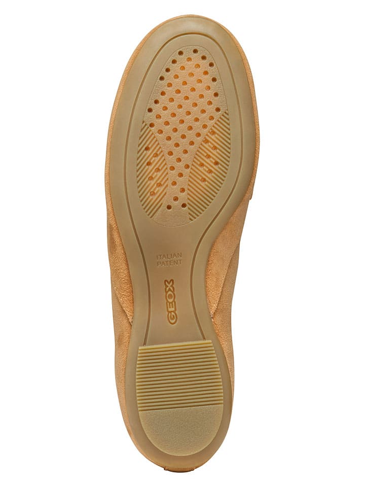 Geox Hellbraun 6926939 Leder-Slipper "Palmaria" in Hellbraun - 9