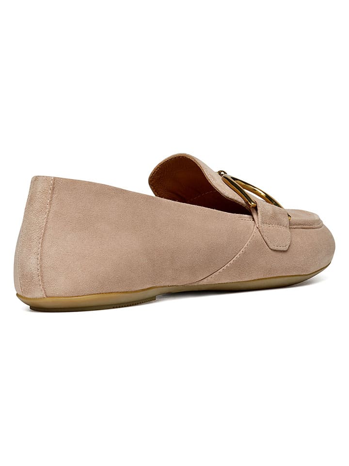 Geox Beige 3892759 Leder-Slipper "Palmaria" in Beige - 4