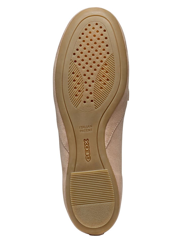 Geox Beige 3892759 Leder-Slipper "Palmaria" in Beige - 6
