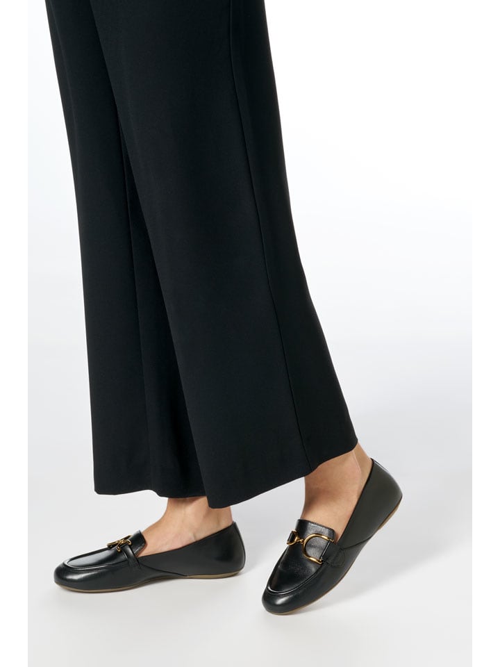 Geox Schwarz 4661325 Leder-Slipper "Palmaria" in Schwarz - 10