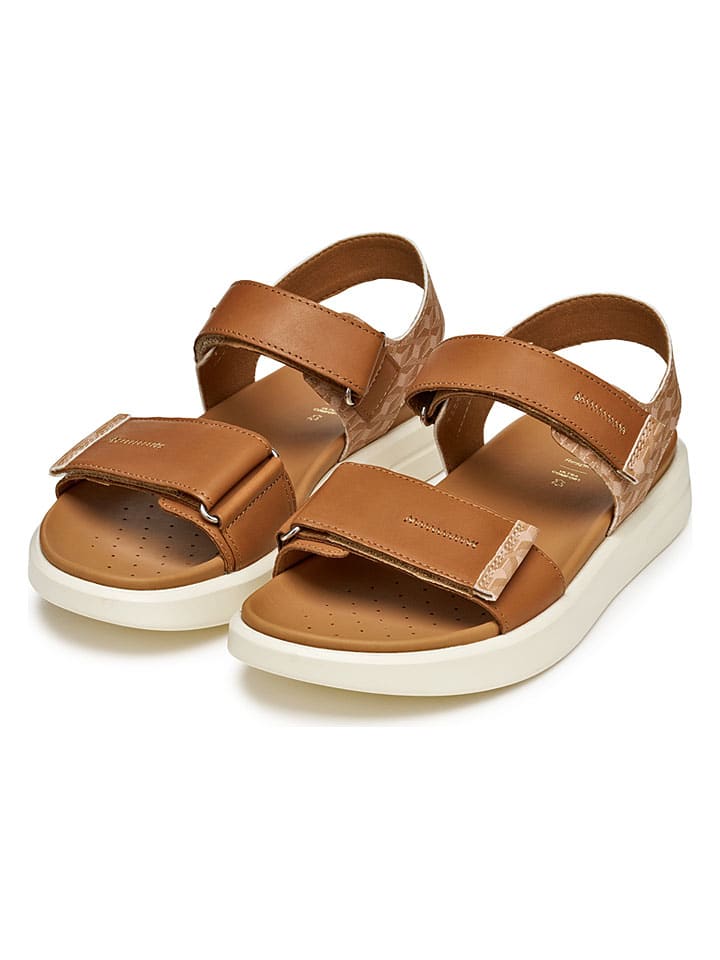 Sandále Geox Hellbraun 5501499 Sandalen "Xand 2S" in Hellbraun - 3