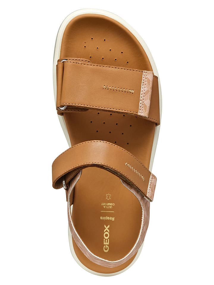Sandále Geox Hellbraun 5501499 Sandalen "Xand 2S" in Hellbraun - 8