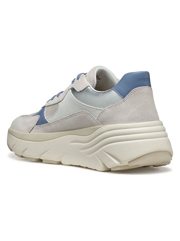 Tenisky Geox Beige/ Blau 2316657 Sneakers "Diamanta" in Beige/ Blau - 3