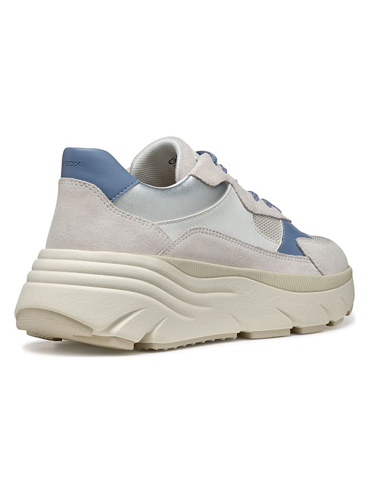 Tenisky Geox Beige/ Blau 2316657 Sneakers "Diamanta" in Beige/ Blau - 4