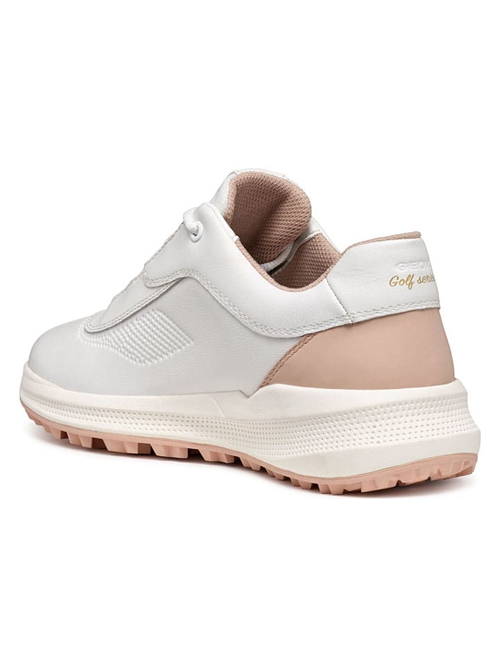 Tenisky Geox Creme/ Beige 3337308 Leder-Sneakers "PG1X" in Creme/ Beige - 3