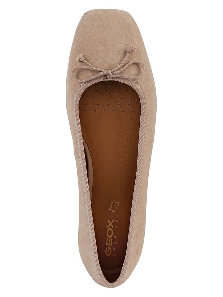 Geox Beige 6908777 Leder-Ballerinas "Marsilea" in Beige - 6