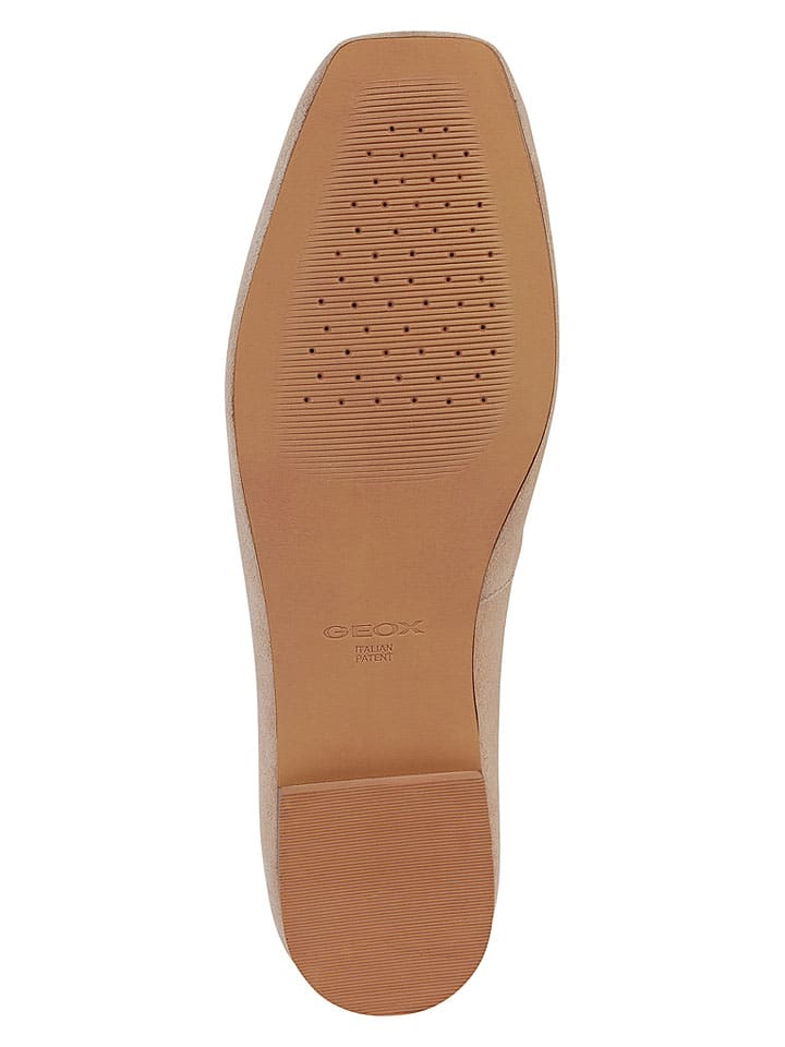 Geox Beige 6908777 Leder-Ballerinas "Marsilea" in Beige - 7