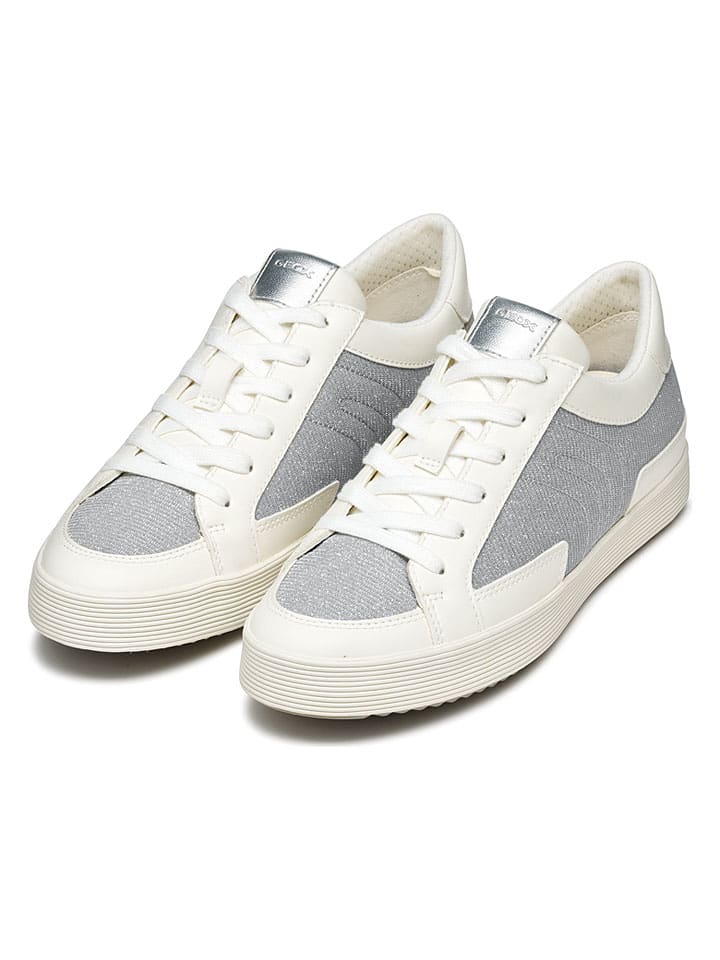 Tenisky Geox Creme/ Grau 3937358 Sneakers "Blomiee" in Creme/ Grau - 3