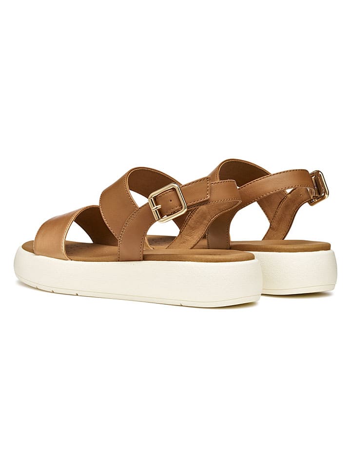 Sandále Geox Hellbraun 429900 Sandalen "Camalei" in Hellbraun - 4