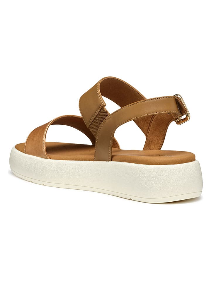 Sandále Geox Hellbraun 429900 Sandalen "Camalei" in Hellbraun - 6