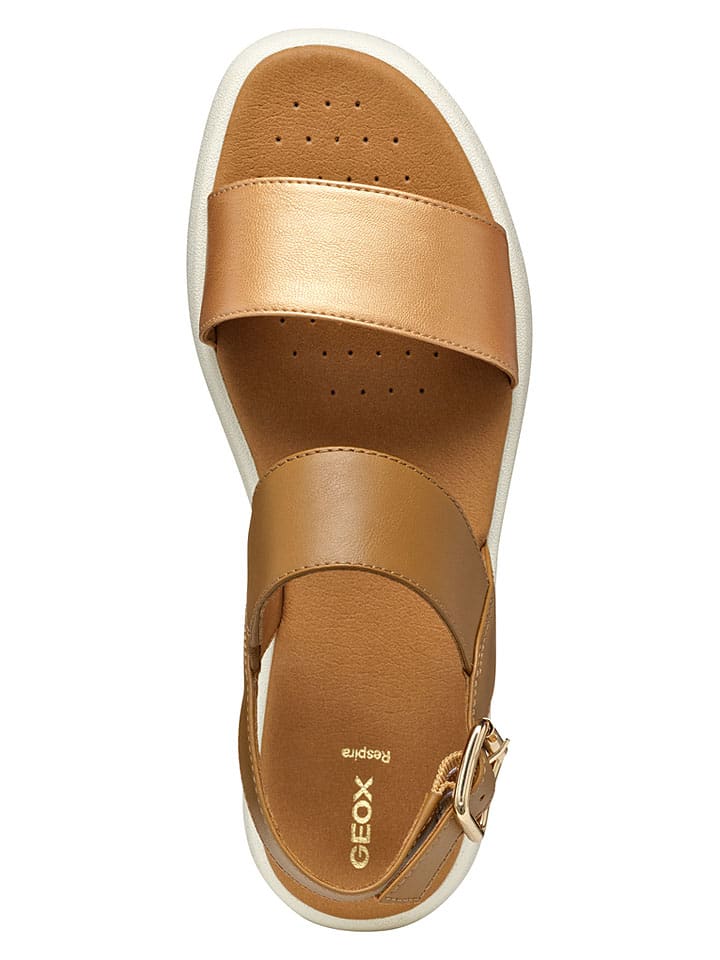 Sandále Geox Hellbraun 429900 Sandalen "Camalei" in Hellbraun - 8