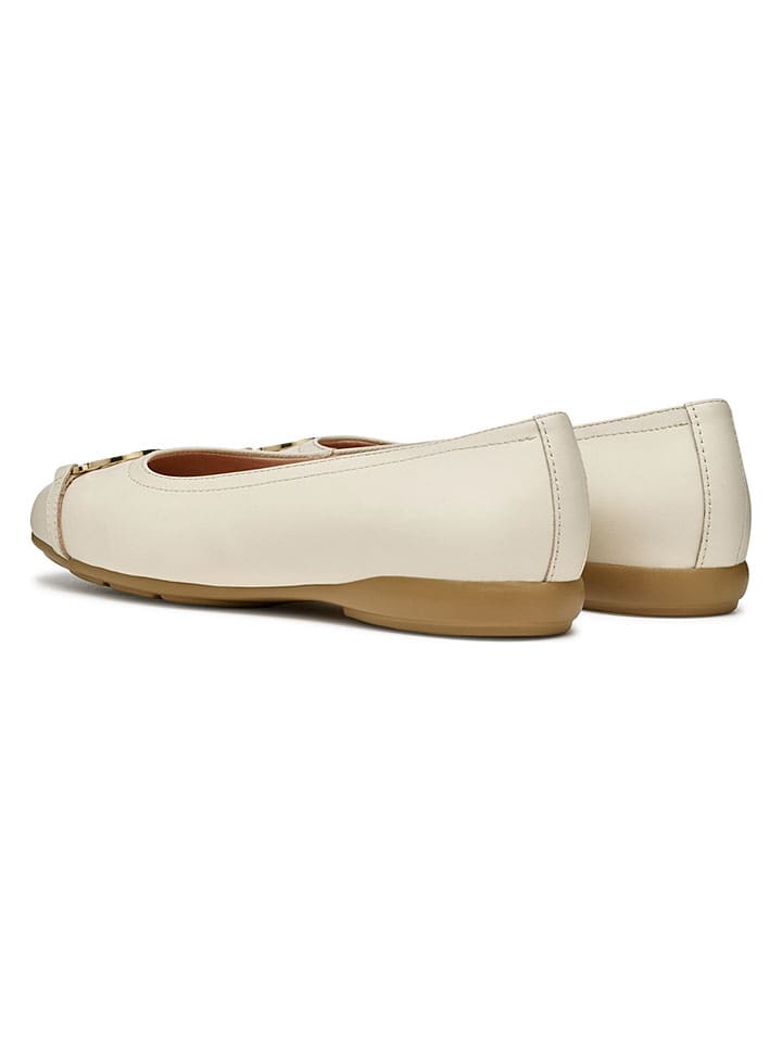 Geox Creme 1340744 Leder-Ballerinas "Annytah" in Creme - 4