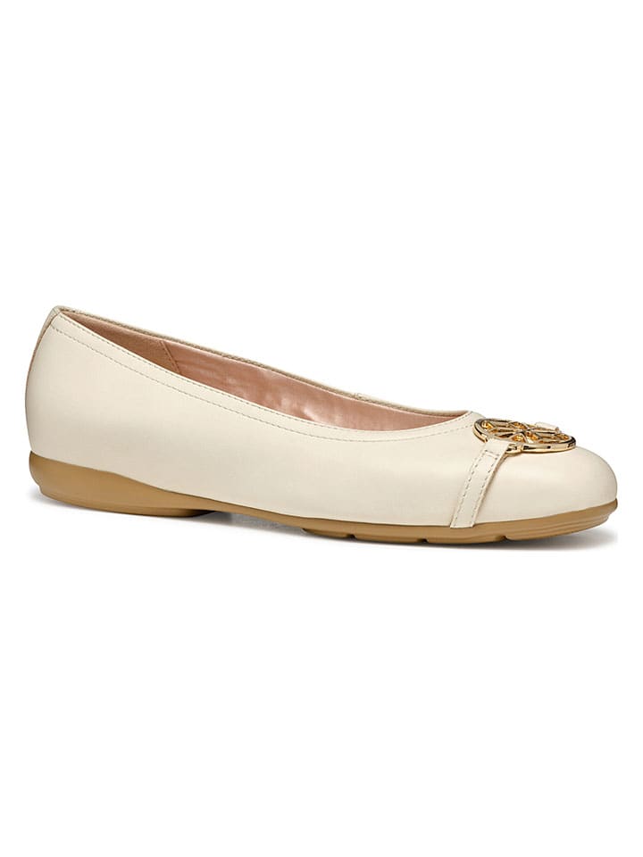 Geox Creme 1340744 Leder-Ballerinas "Annytah" in Creme - 5