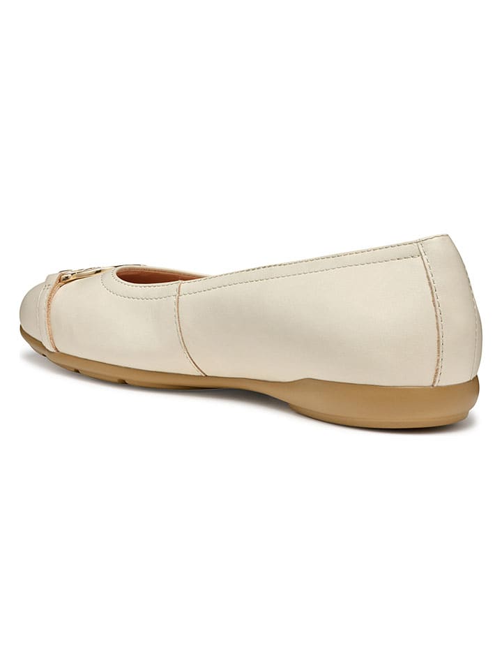 Geox Creme 1340744 Leder-Ballerinas "Annytah" in Creme - 6