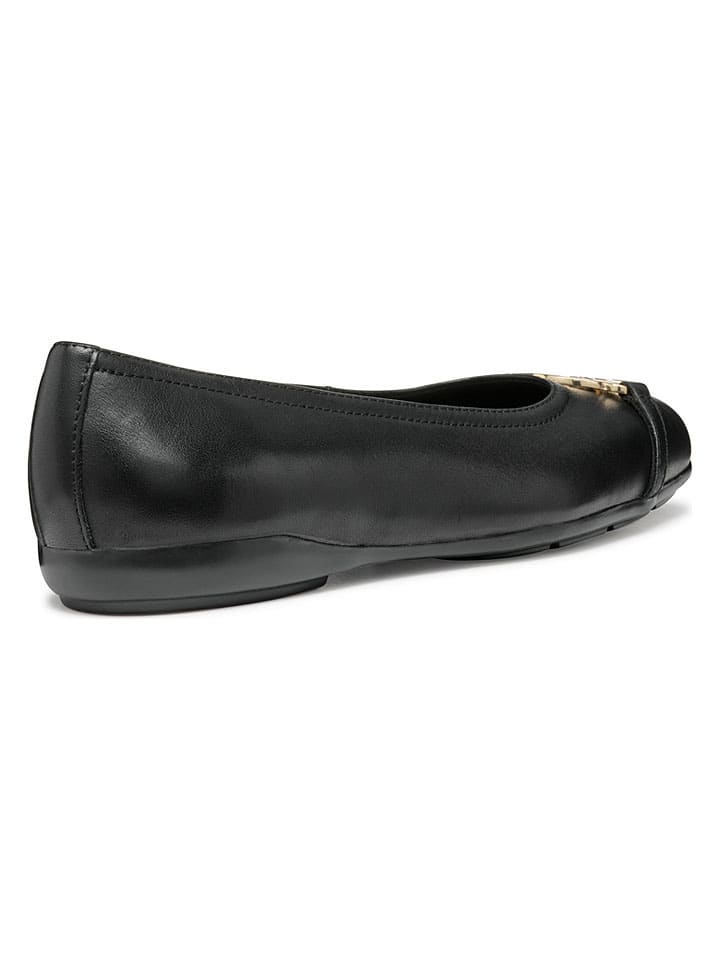 Geox Schwarz 704611 Leder-Ballerinas "Annytah" in Schwarz - 7