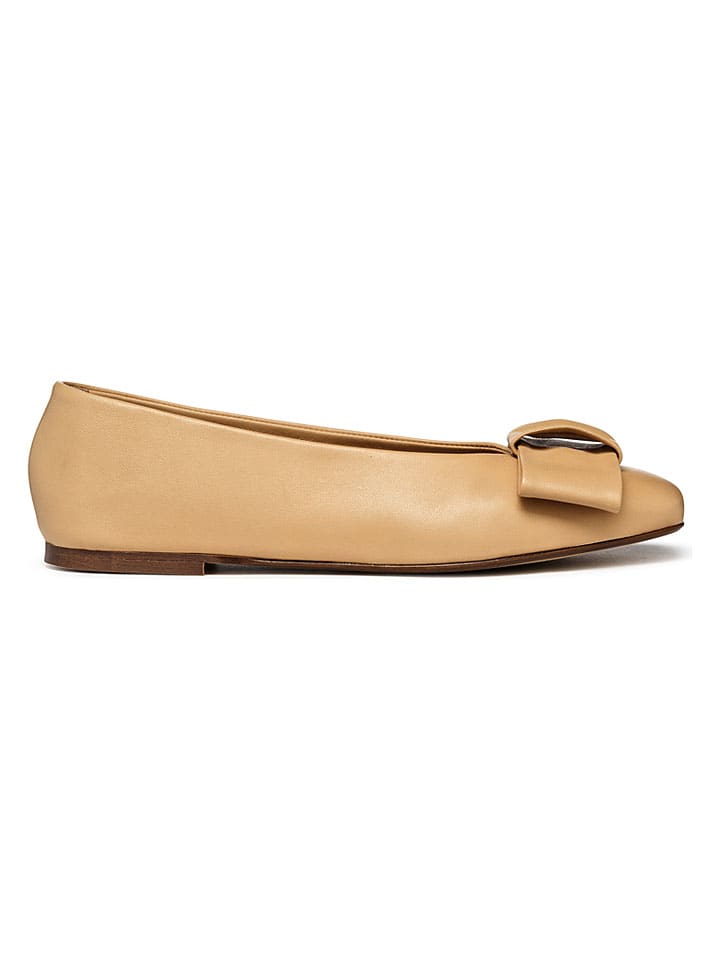 Geox Beige 639844 Leder-Ballerinas "Ballystar" in Beige - 1