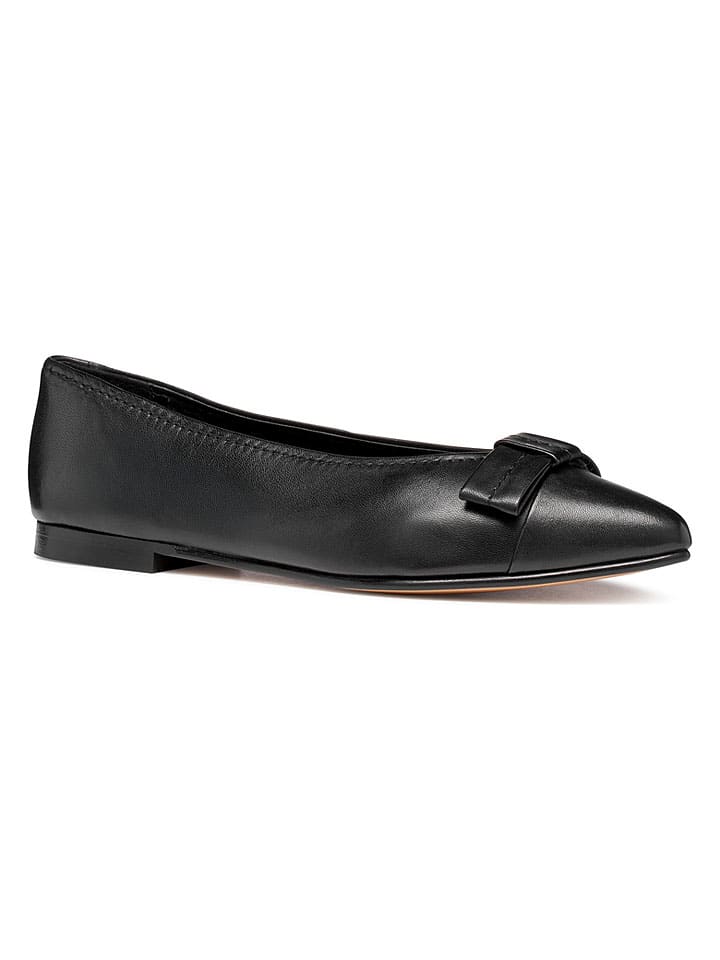 Geox Schwarz 2624535 Leder-Ballerinas "Millianee" in Schwarz - 2