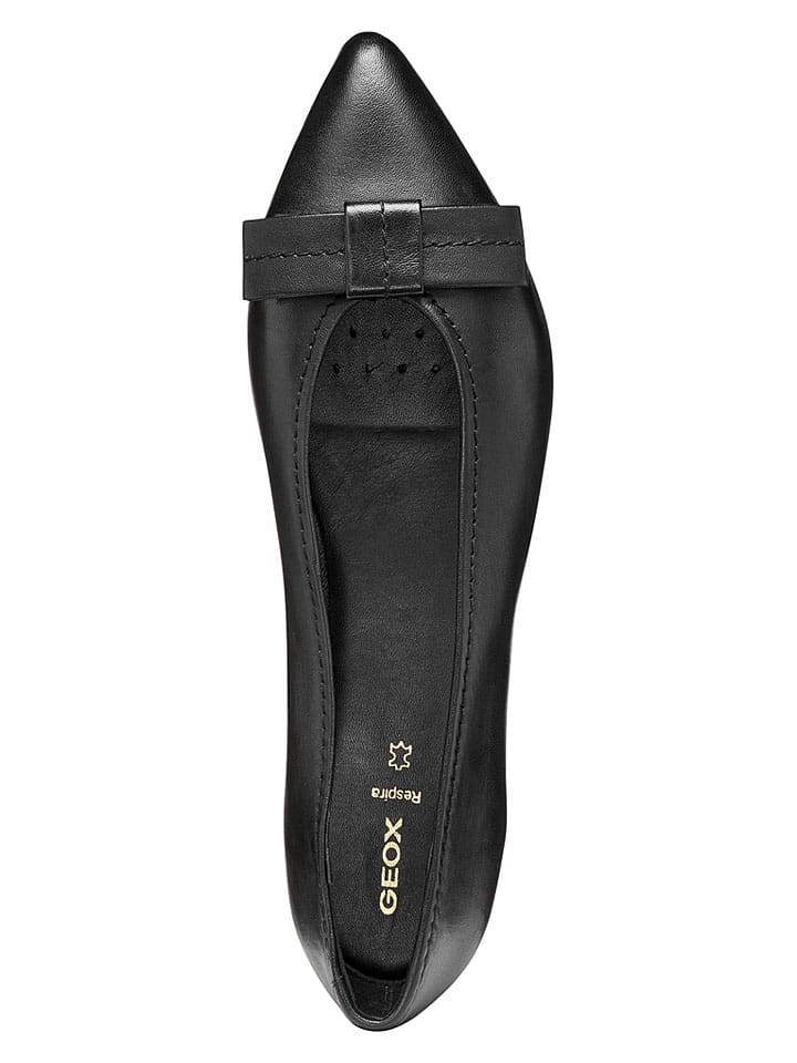 Geox Schwarz 2624535 Leder-Ballerinas "Millianee" in Schwarz - 5