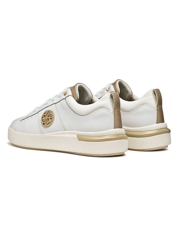 Tenisky Geox Weiß 4883159 Leder-Sneakers "Dalyla" in Weiß - 4
