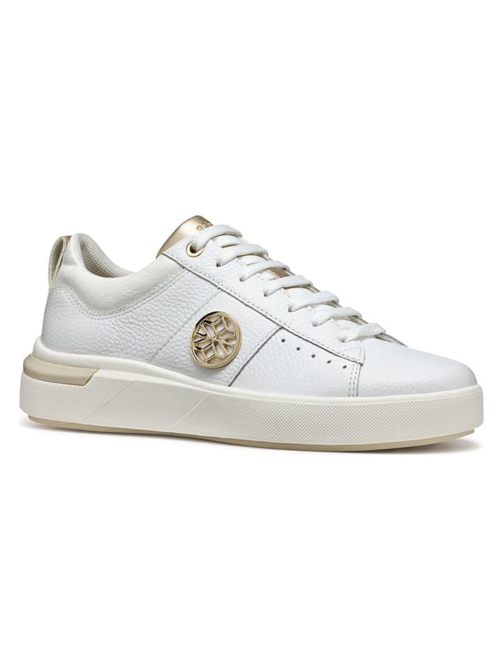 Tenisky Geox Weiß 4883159 Leder-Sneakers "Dalyla" in Weiß - 5