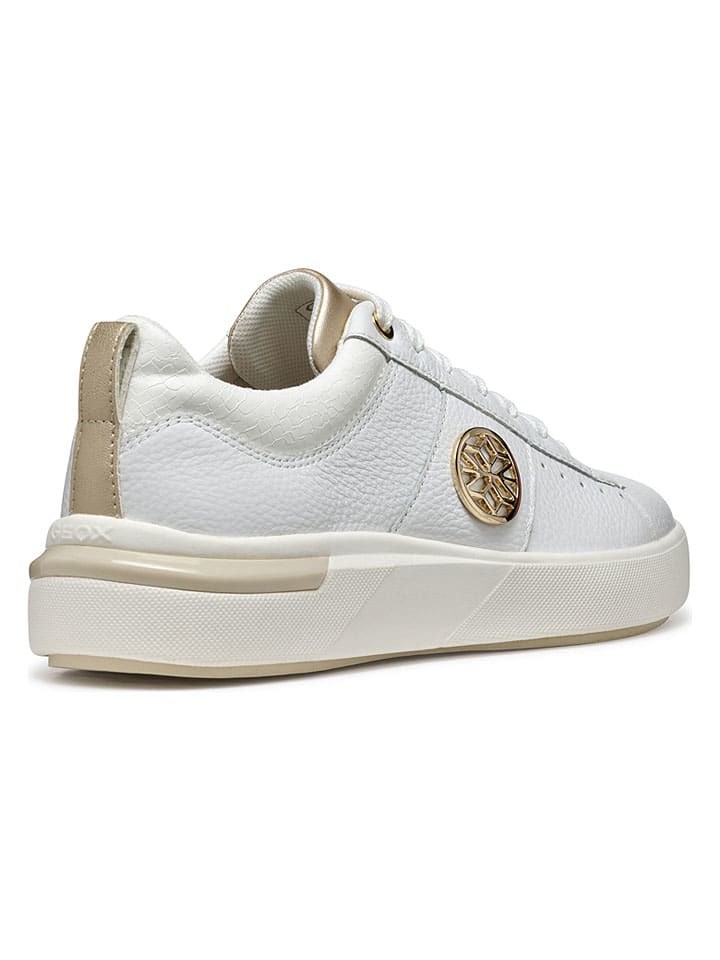 Tenisky Geox Weiß 4883159 Leder-Sneakers "Dalyla" in Weiß - 7