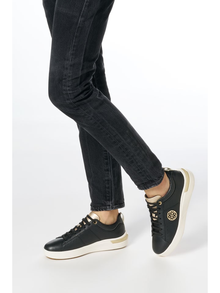 Tenisky Geox Dunkelblau 5521642 Leder-Sneakers "Dalyla" in Dunkelblau - 10