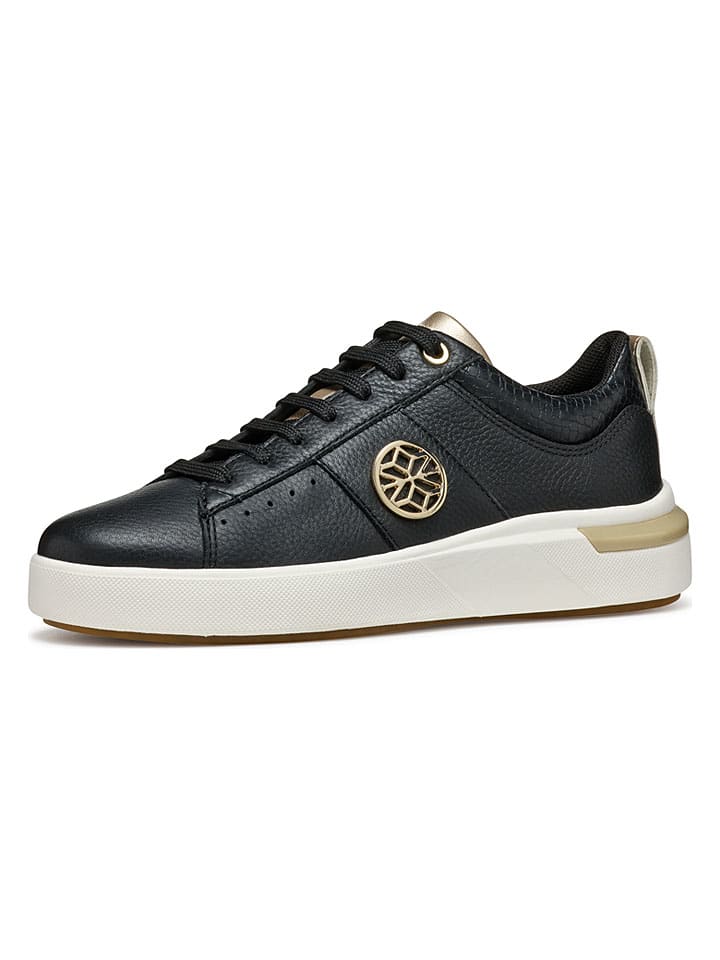 Tenisky Geox Dunkelblau 5521642 Leder-Sneakers "Dalyla" in Dunkelblau - 2