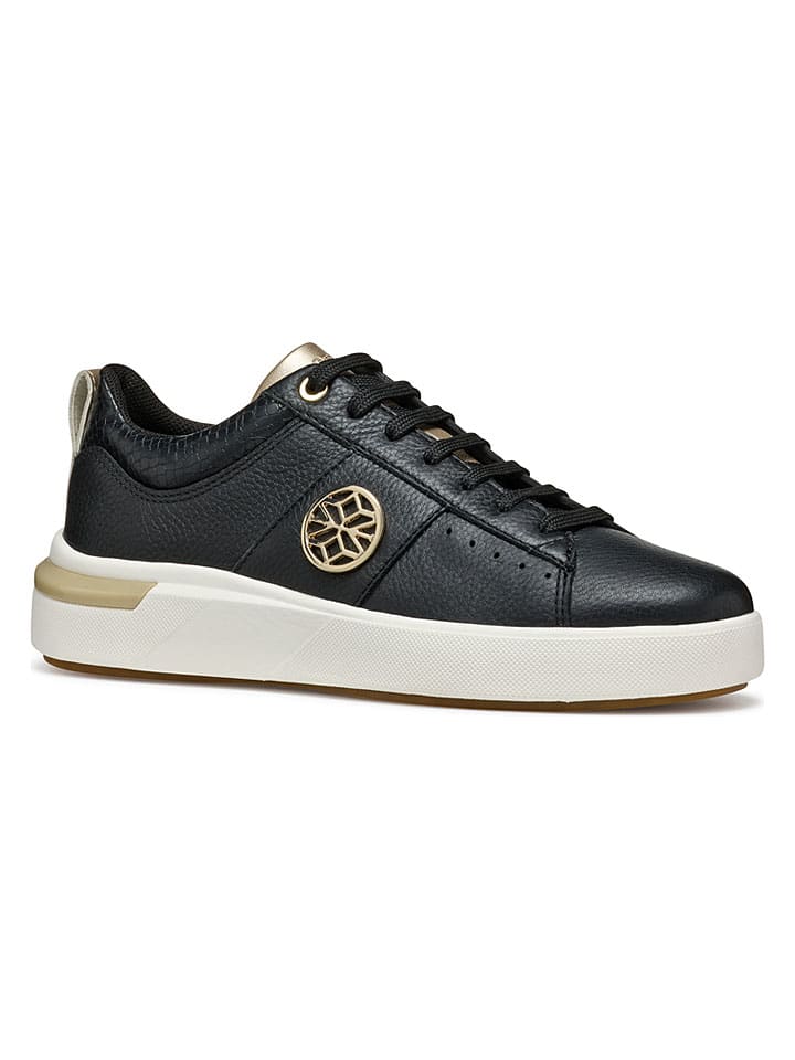 Tenisky Geox Dunkelblau 5521642 Leder-Sneakers "Dalyla" in Dunkelblau - 5