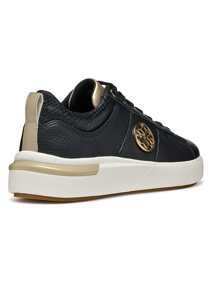 Tenisky Geox Dunkelblau 5521642 Leder-Sneakers "Dalyla" in Dunkelblau - 7