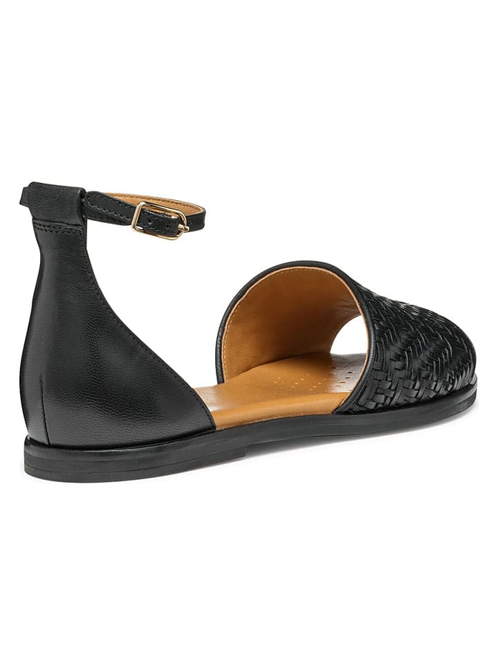Sandále Geox Schwarz 3364343 Leder-Sandalen "Naileen" in Schwarz - 7
