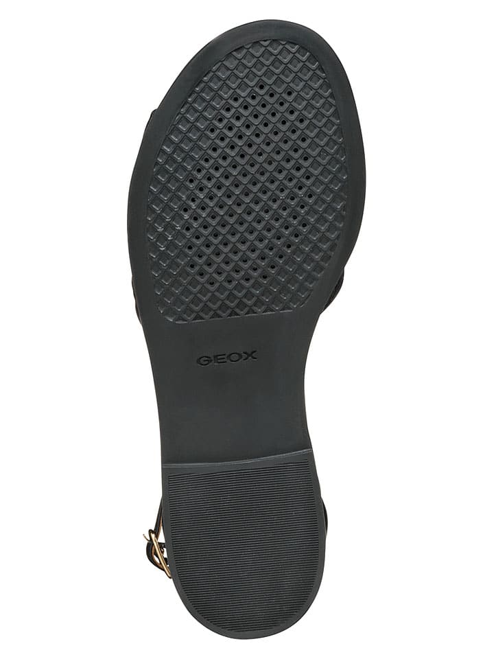Sandále Geox Schwarz 3364343 Leder-Sandalen "Naileen" in Schwarz - 9