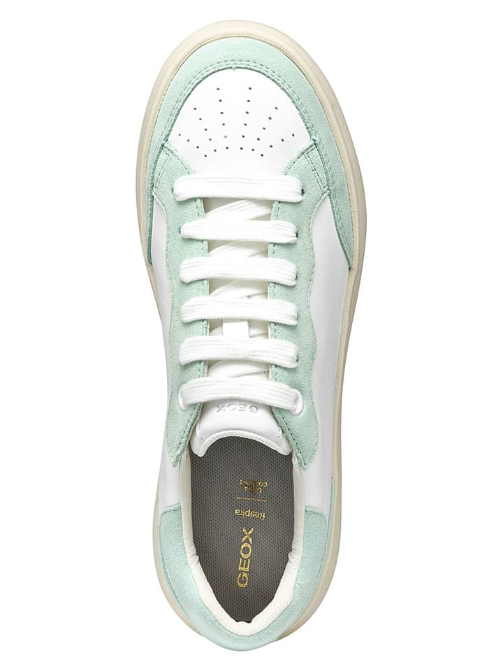 Tenisky Geox Weiß/ Grün 2885264 Sneakers "Spherica EC4" in Weiß/ Grün - 5