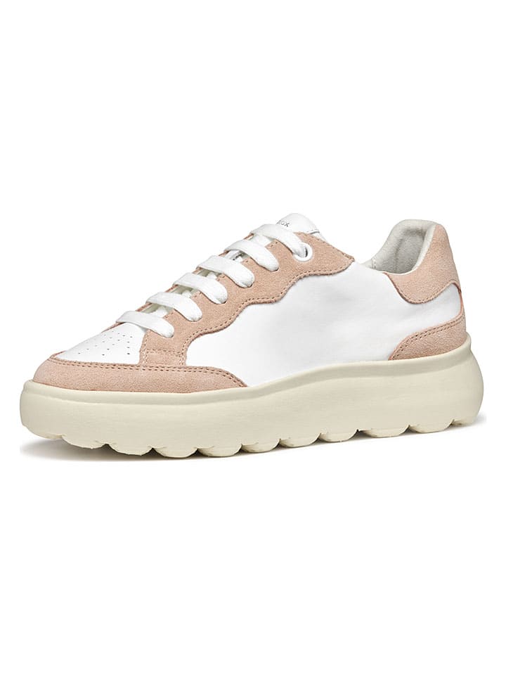 Tenisky Geox Weiß/ Rosa 4808762 Sneakers "Spherica EC4" in Weiß/ Rosa - 2